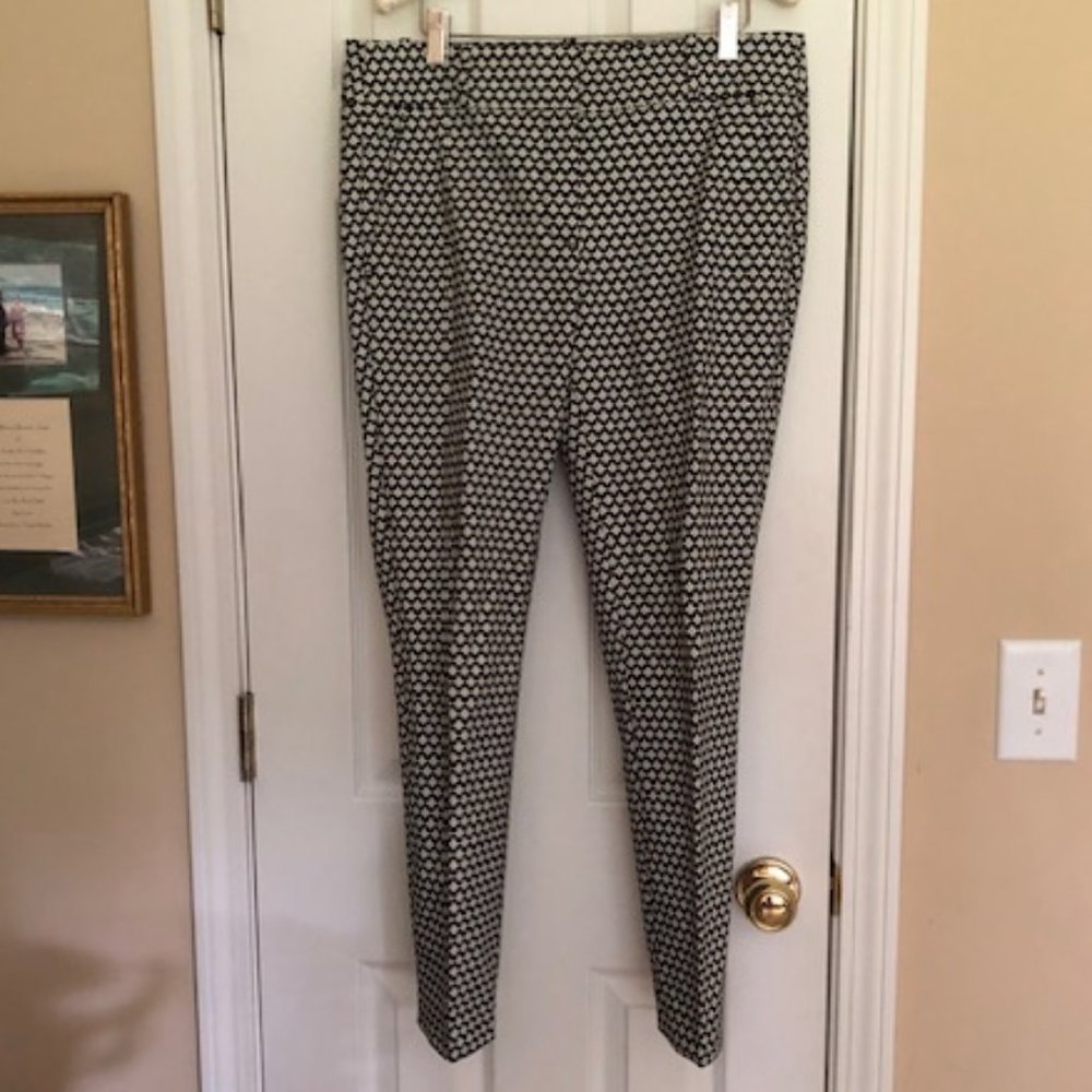 Ann Taylor Loft - Marisa skinny - black/white - size 8